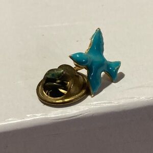 Bluebird of happiness pin